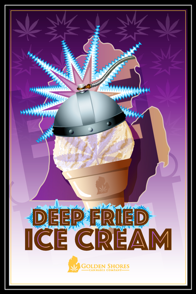 Deep Fried Ice Cream - Golden Shores Cannabis