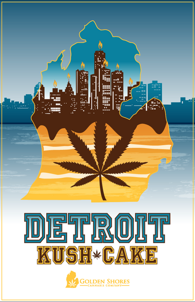 Detroit Kush Cake - Golden Shores Cannabis