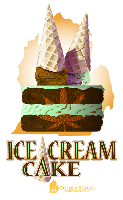 Ice Cream Cake - Golden Shores Cannabis